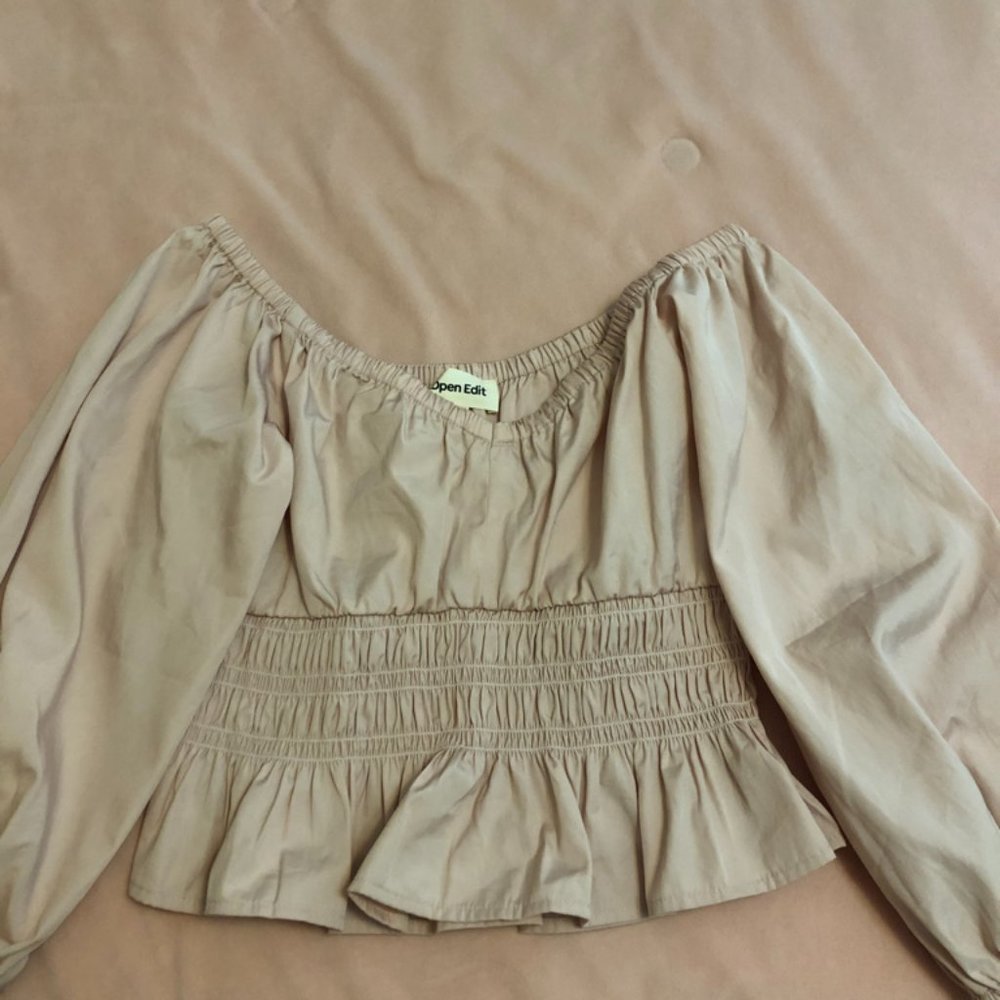 Pink Puffy Sleeve Top